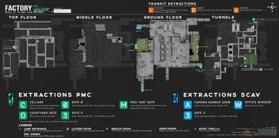 地図 - Escape from Tarkov - Tarkov.dev